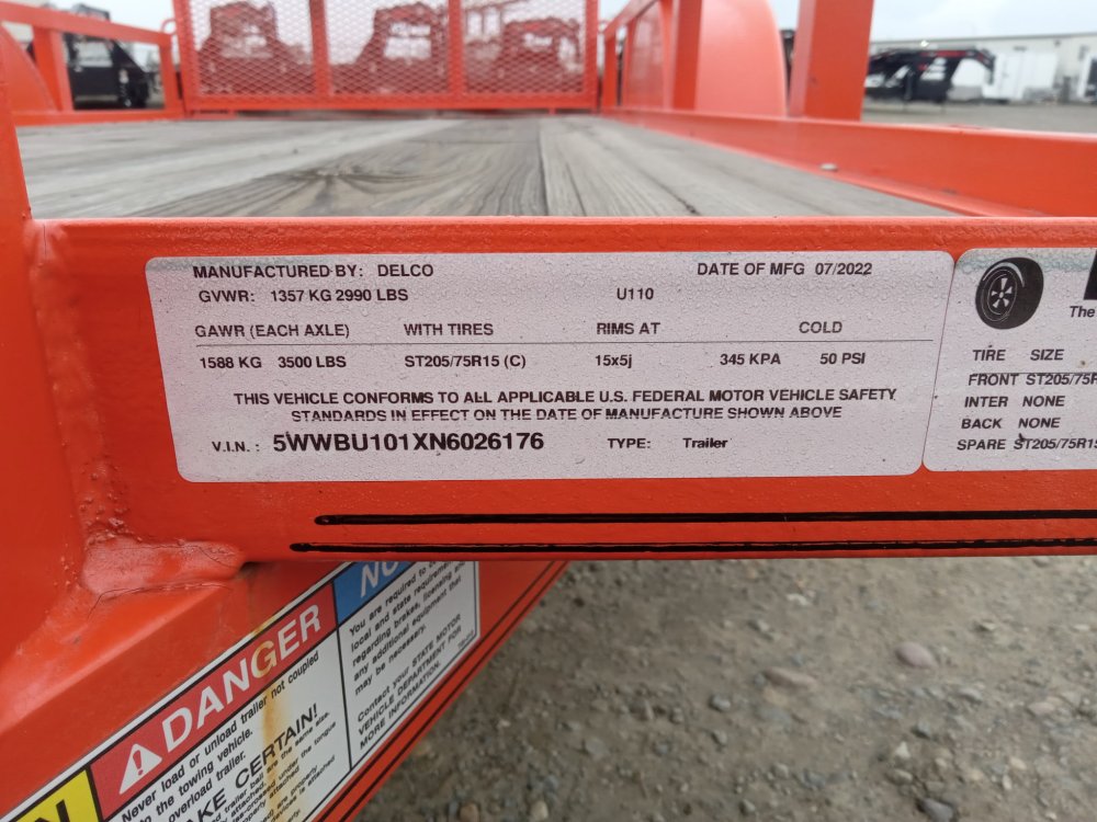 Delco 5x10 2,990 Utility