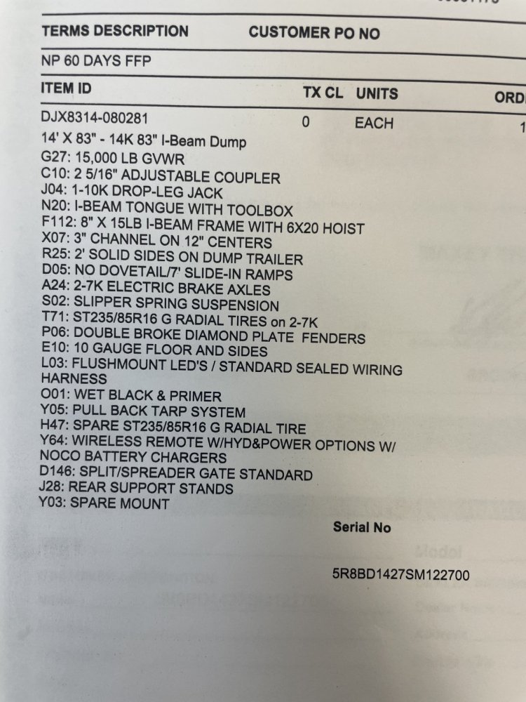MAXX-D 7x14 15,400 Dump