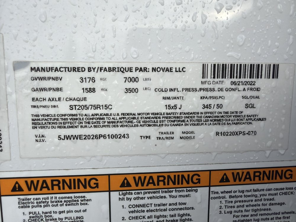 TNT 8.5x20 7,000 Enclosed Cargo