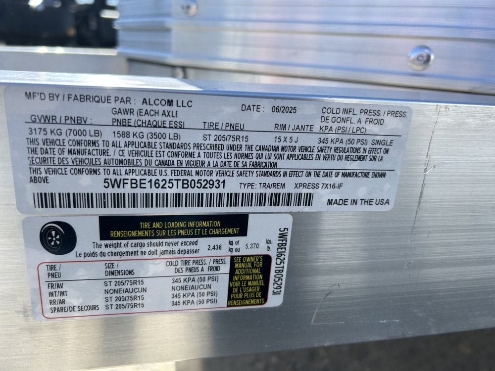 Xpress 7x16 7,000 Enclosed