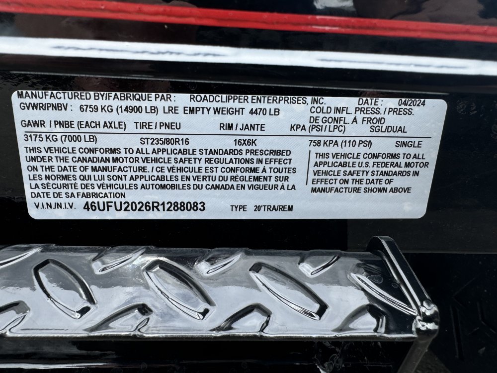 Diamond C 8.5x20 14,900 Tilt