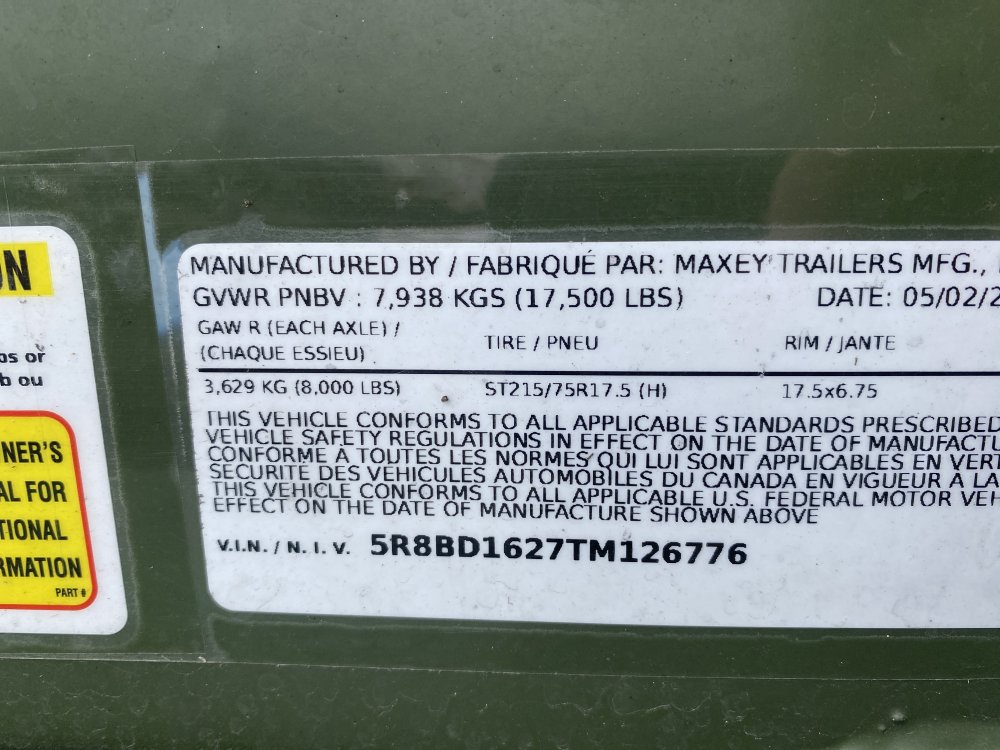 MAXX-D 7x16 17,500 Dump
