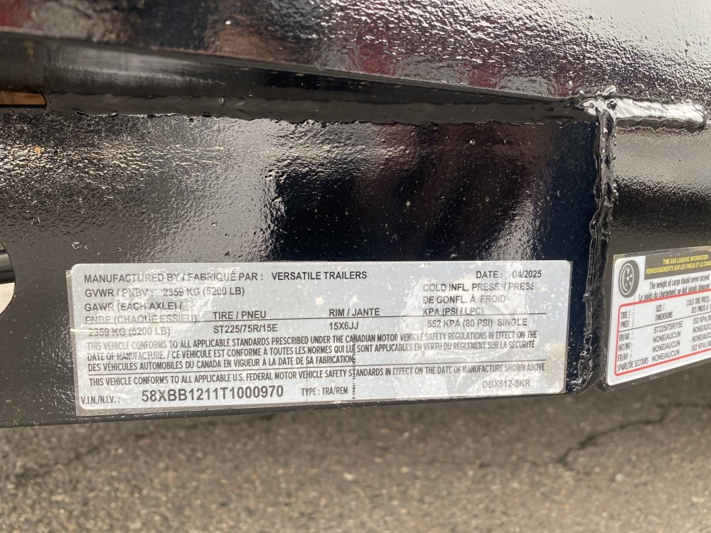 Versatile 6x12 5,200 Box Utility