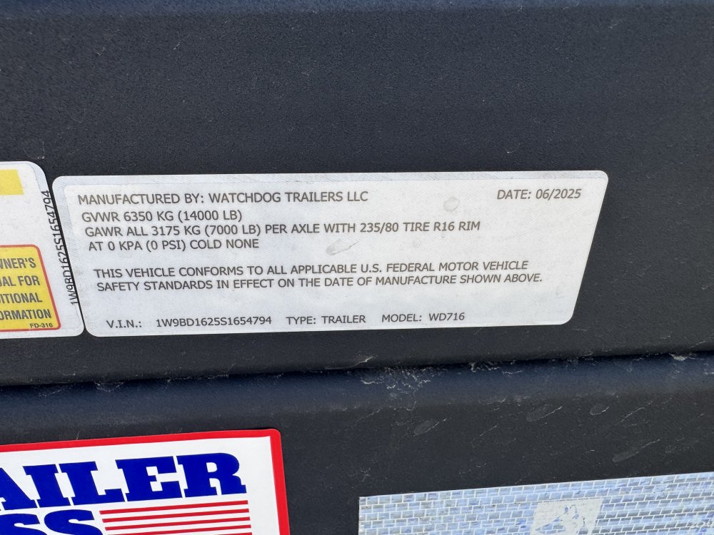 Watchdog 7x16 14,000 Dump