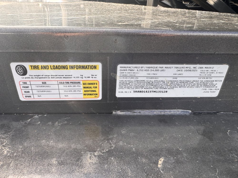 Maxx-D 7x14 14,000 Dump