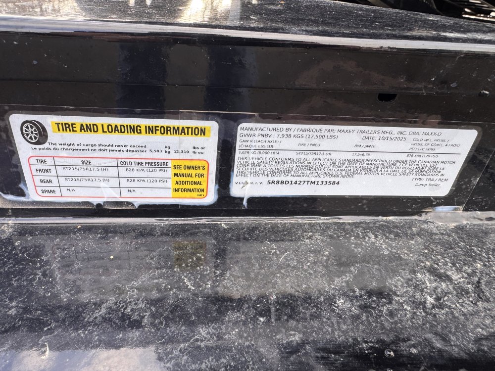 Maxx-D 7x14 17,500 Dump