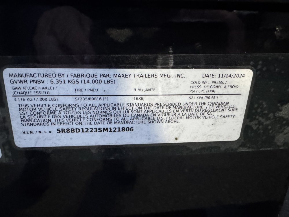 MAXX-D 6x12 14,000 Dump