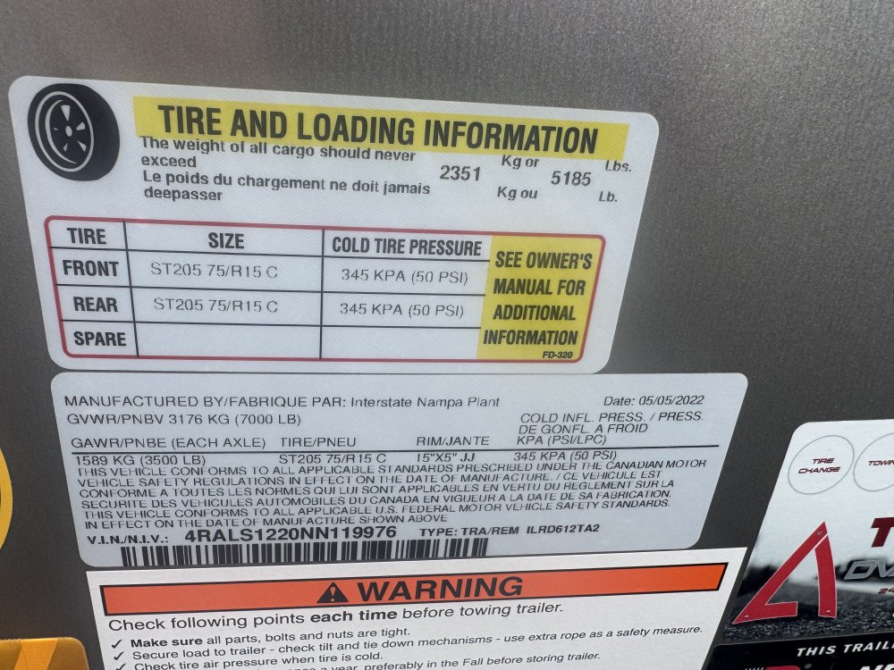 Interstate 6x12 7,000 Enclosed