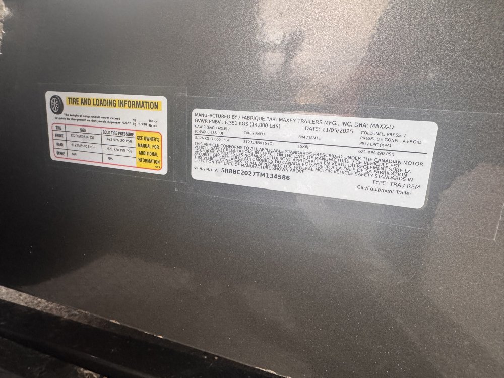 Maxx-D 8.5x20 14,000 Flatbed