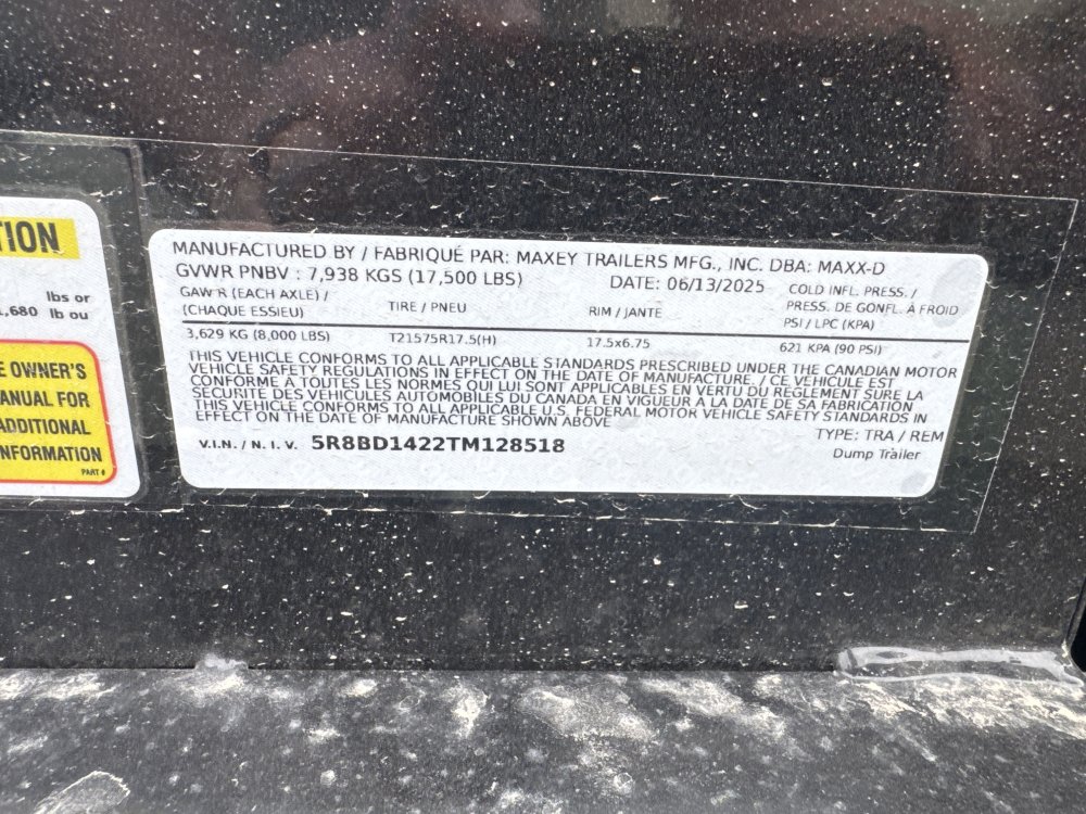MAXX-D 7x14 17,500 Dump
