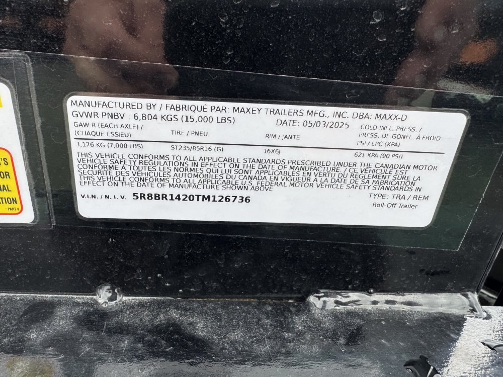 MAXX-D 7x14 15,000 Roll-Off