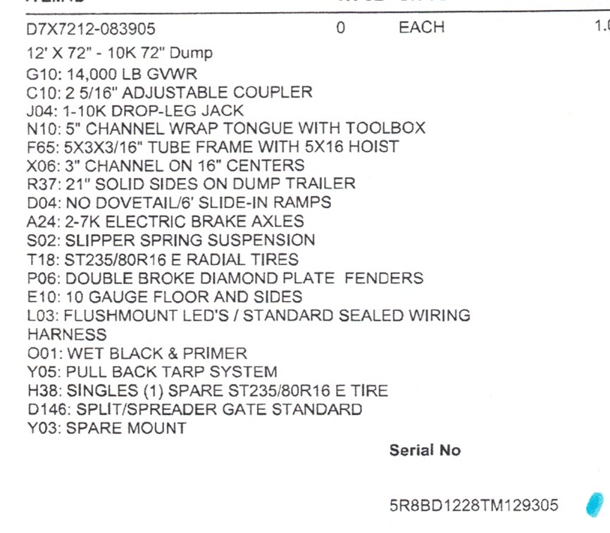 MAXX-D 6x12 14,000 Dump