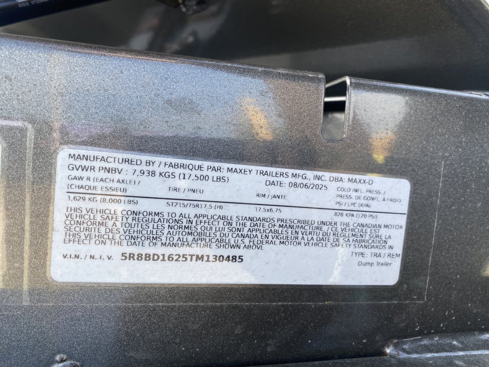 MAXX-D 7x16 17,500 Dump