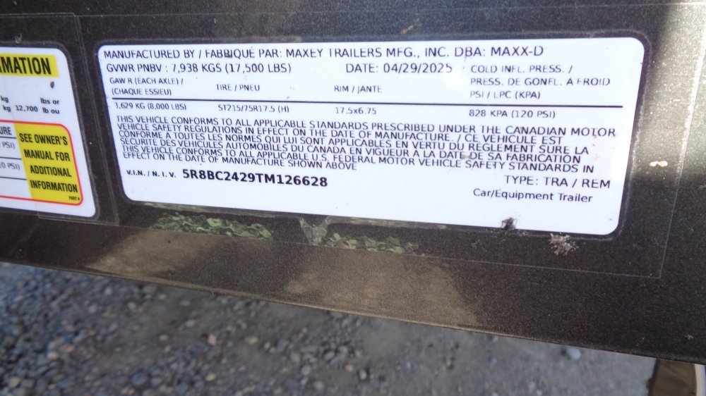 MAXX-D 8.5x24 17,500 Tilt