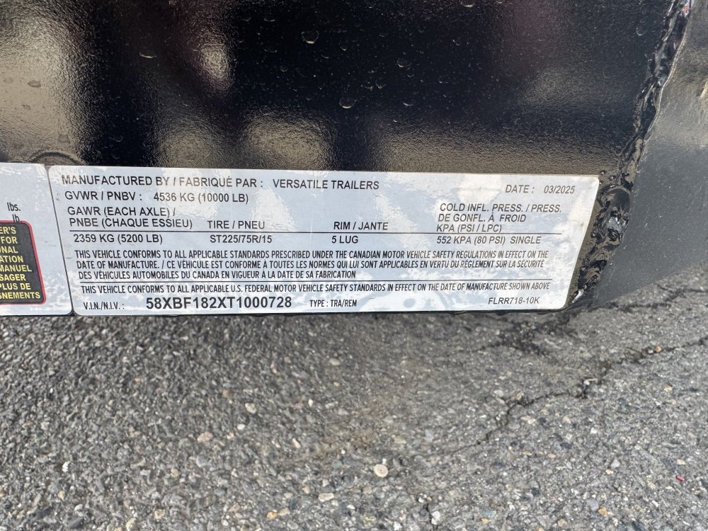 Versatile 7x18 10,000 Utility