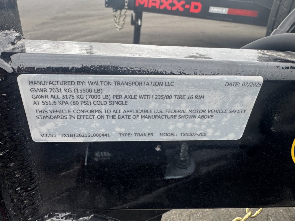 Walton 7x20 15,500 Equipment