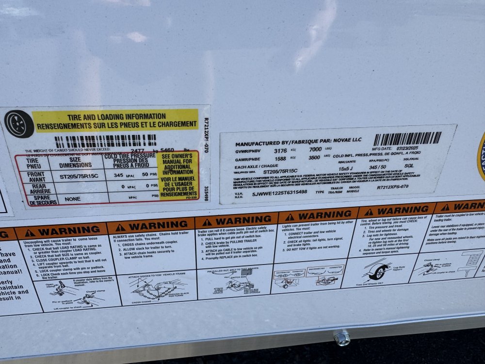 Mirage 6x12 7,000 Enclosed