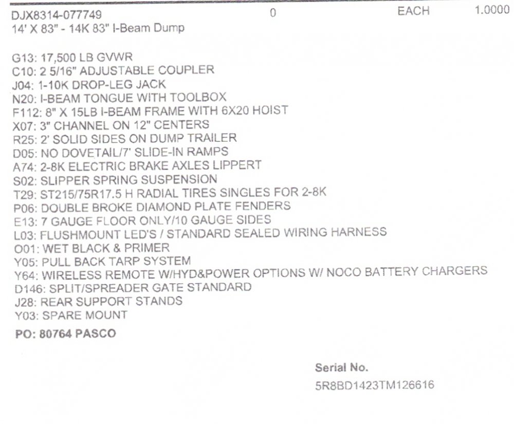MAXX-D 7x14 17,500 Dump
