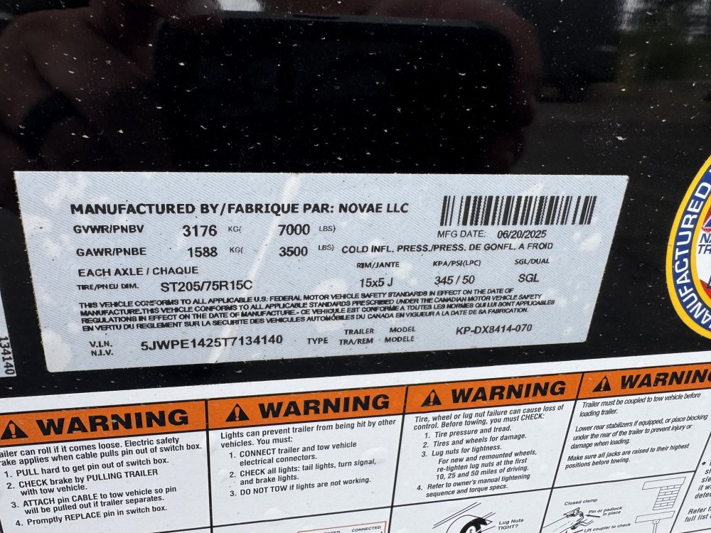 Pace American 7x14 7,000 Enclosed