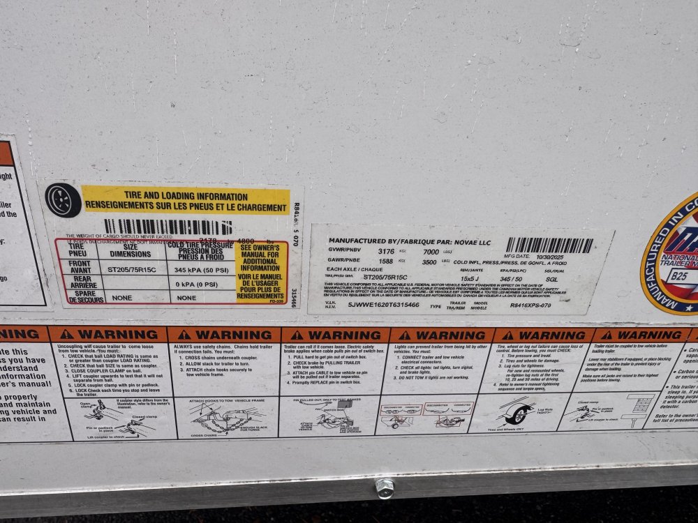 Mirage 7x16 7,000 Enclosed