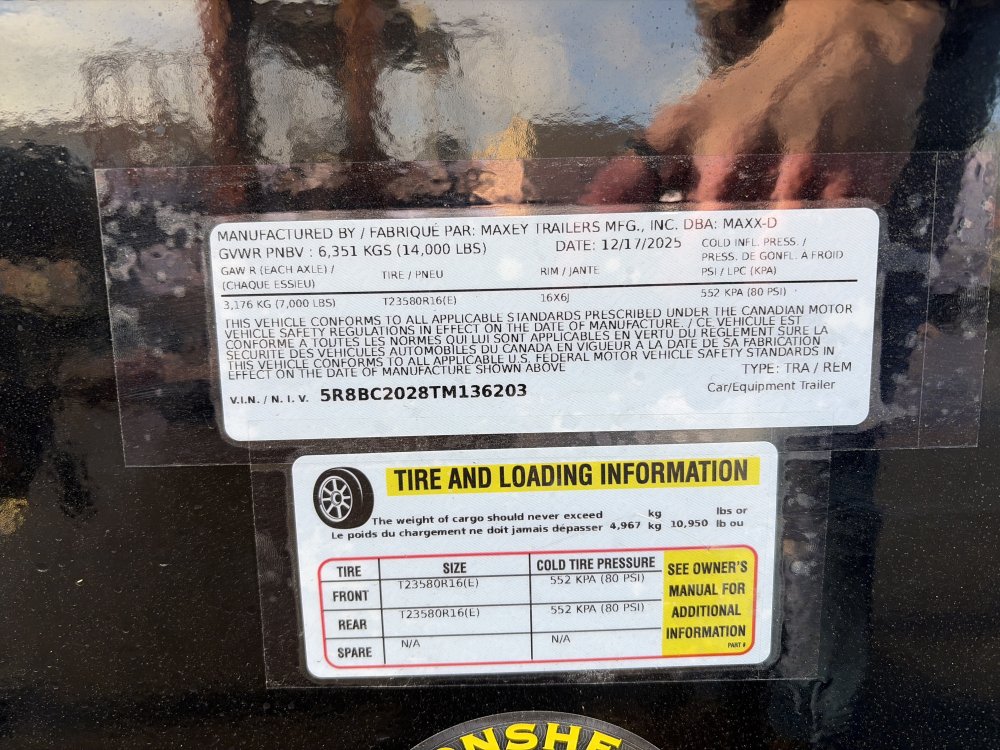 Maxx-D 8.5x20 14,000 Car Hauler