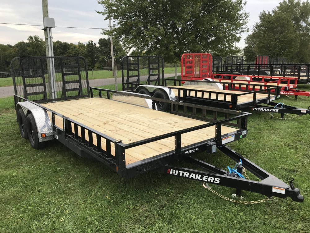 2027 PJ Trailers 18'X83' Tandem Axel Channel Utility