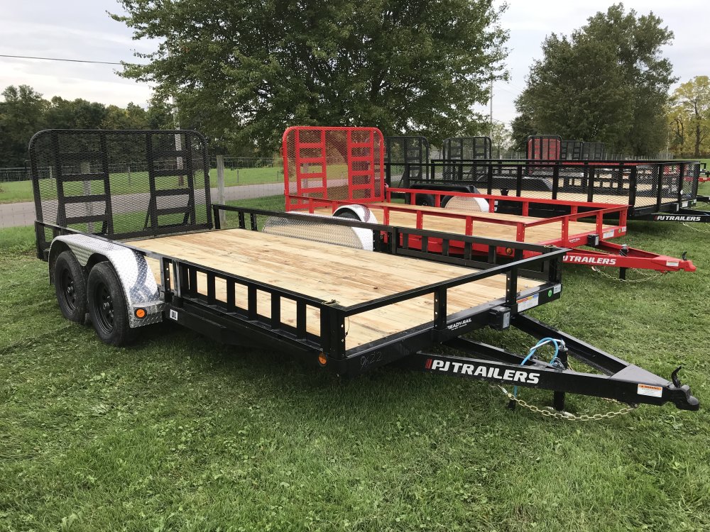 2027 PJ Trailers 16'x83" Tndm Axle Channel Utility