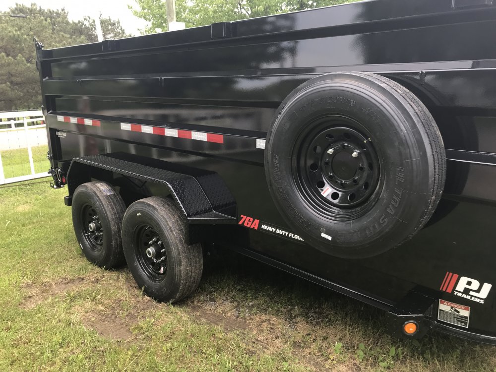 2025 PJ 14FT 14'x83" Low Pro Telescopic Dump Dump
