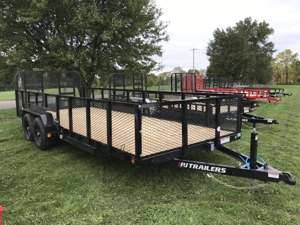 2027 PJ Trailers 20'x83" Tndm Axle Channel Utility