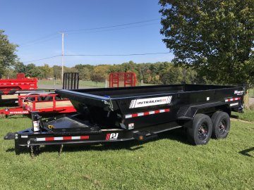 2027 PJ Trailers 16'x83" Low Pro Telescopic Dump