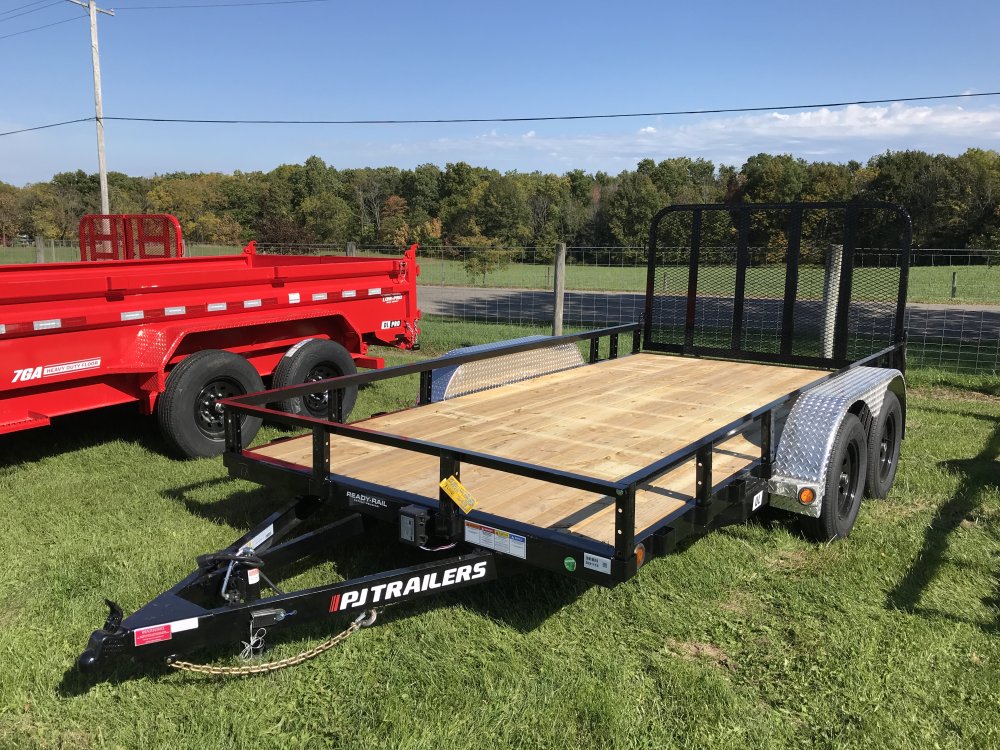 2027 PJ Trailers 14'x83" Tndm Axle Channel Utility