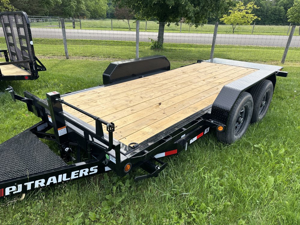 2027 PJ Trailers 16'x6" Channel Equipment Tilt