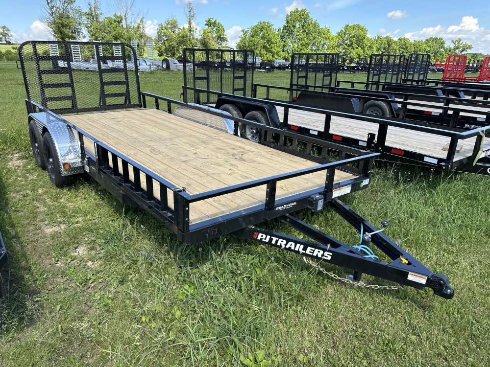 2027 PJ Trailers 18'X83' Tandem Axel Channel Utility