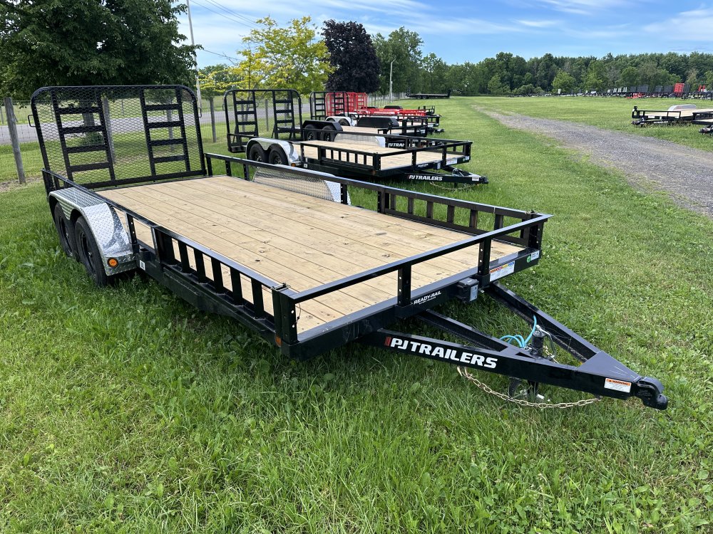 2027 PJ Trailers 18'X83' Tandem Axel Channel Utility