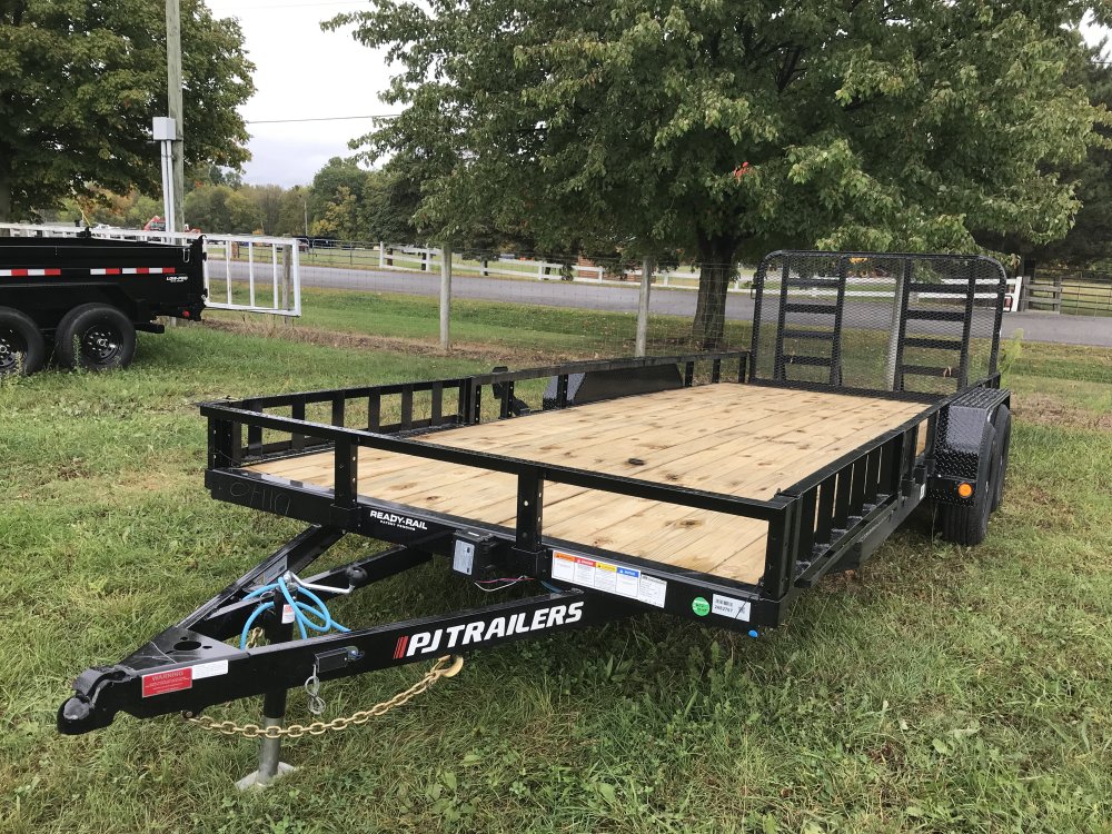 2026 PJ 20'x83" Tndm Axle Channel Utility
