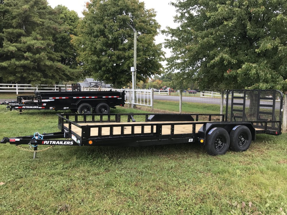 2026 PJ 20'x83" Tndm Axle Channel Utility