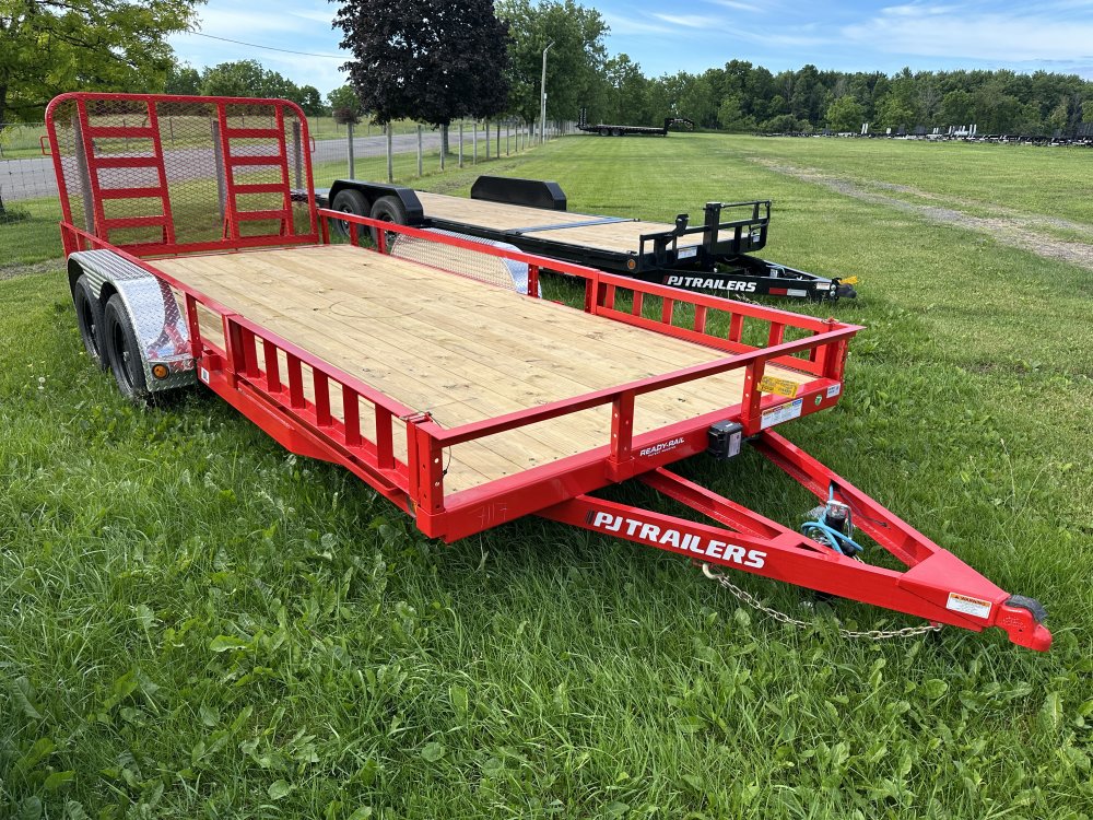 2027 PJ Trailers 18'X83' Tandem Axel Channel Utility