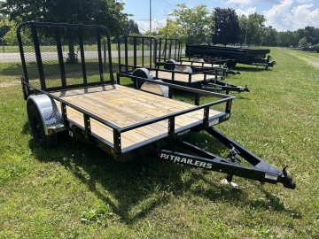 2027 PJ Trailers 10'x77" Sngl Axle Channel Utility