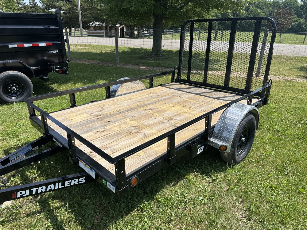 2027 PJ Trailers 10'x77" Sngl Axle Channel Utility