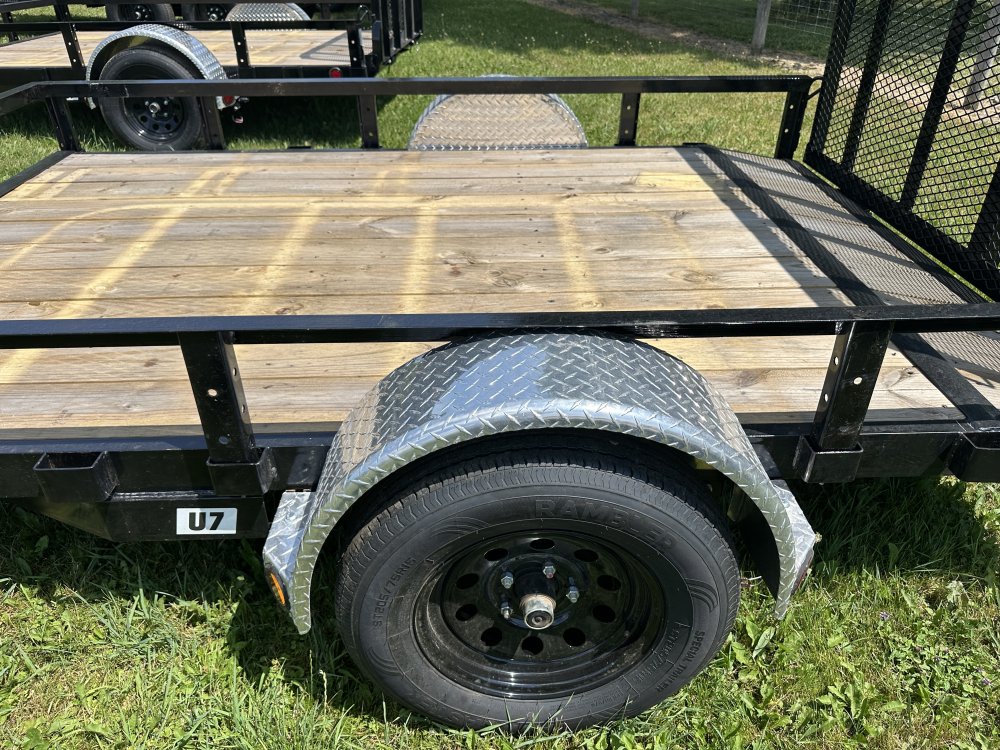 2027 PJ Trailers 10'x77" Sngl Axle Channel Utility