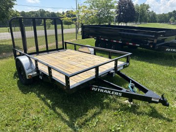 2027 PJ Trailers 10'x77" Sngl Axle Channel Utility