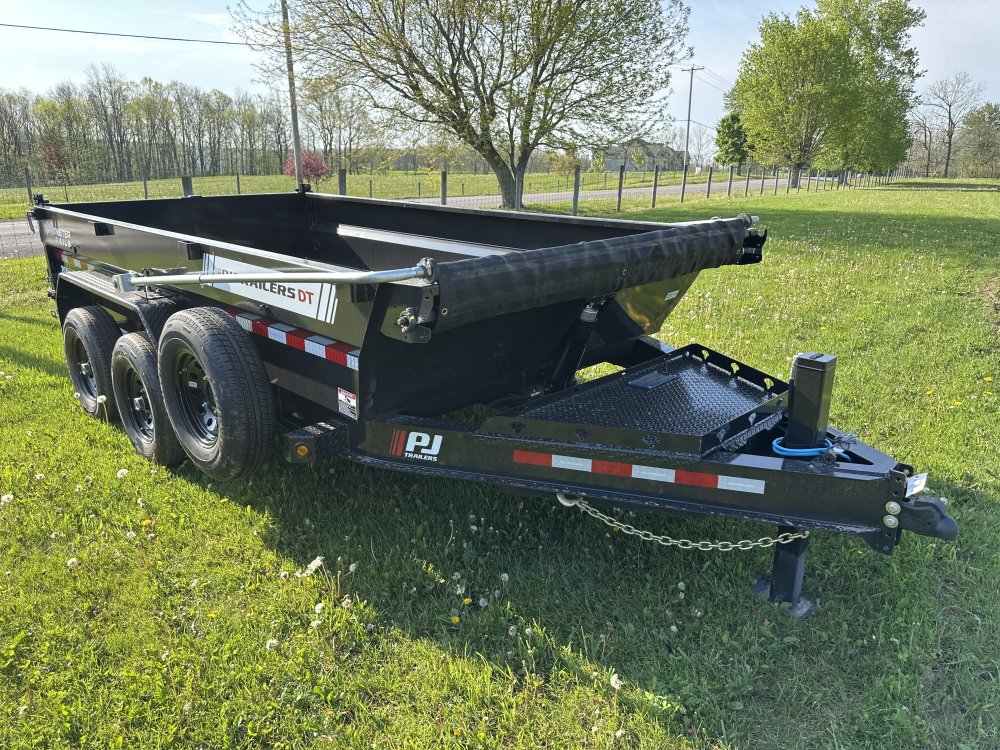 2026 PJ Trailers 14'x83" Low Pro Telescopic Dump