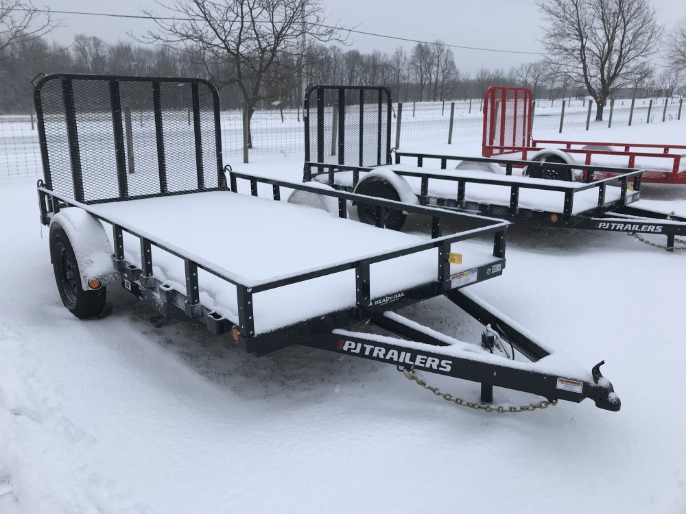 2026 PJ Trailers 12'x77" Sngl Axle Channel Utility