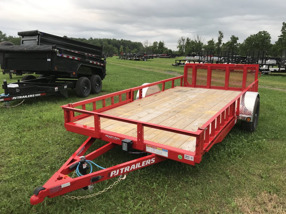 2027 PJ Trailers 14'x77" Sngl Axle Channel Utility