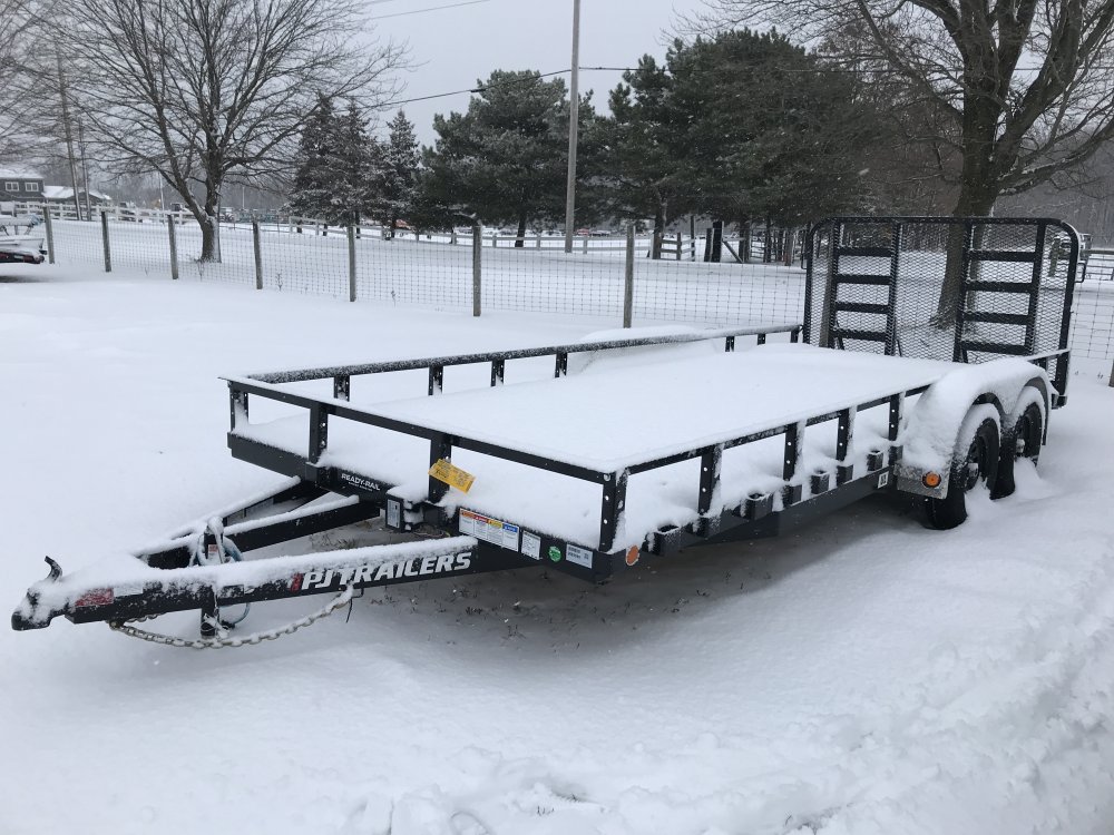 2026 PJ Trailers 18'X83' Tandem Axel Channel Utility