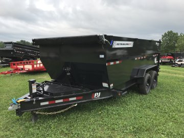2027 PJ Trailers 16'x83" Low Pro Telescopic Dump
