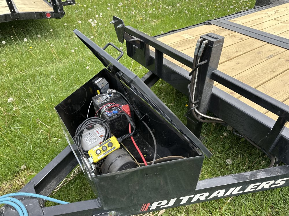 2027 PJ Trailers 20'x6" Channel Equipment Tilt