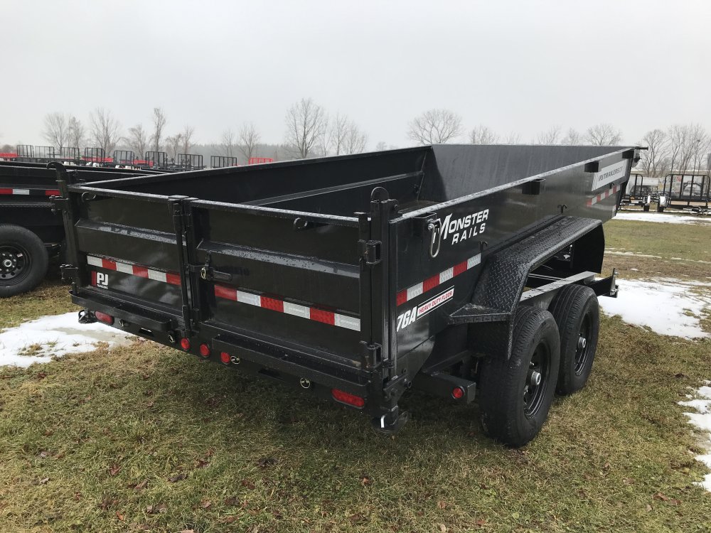 2026 PJ Trailers 14'x83" Low Pro Telescopic Dump
