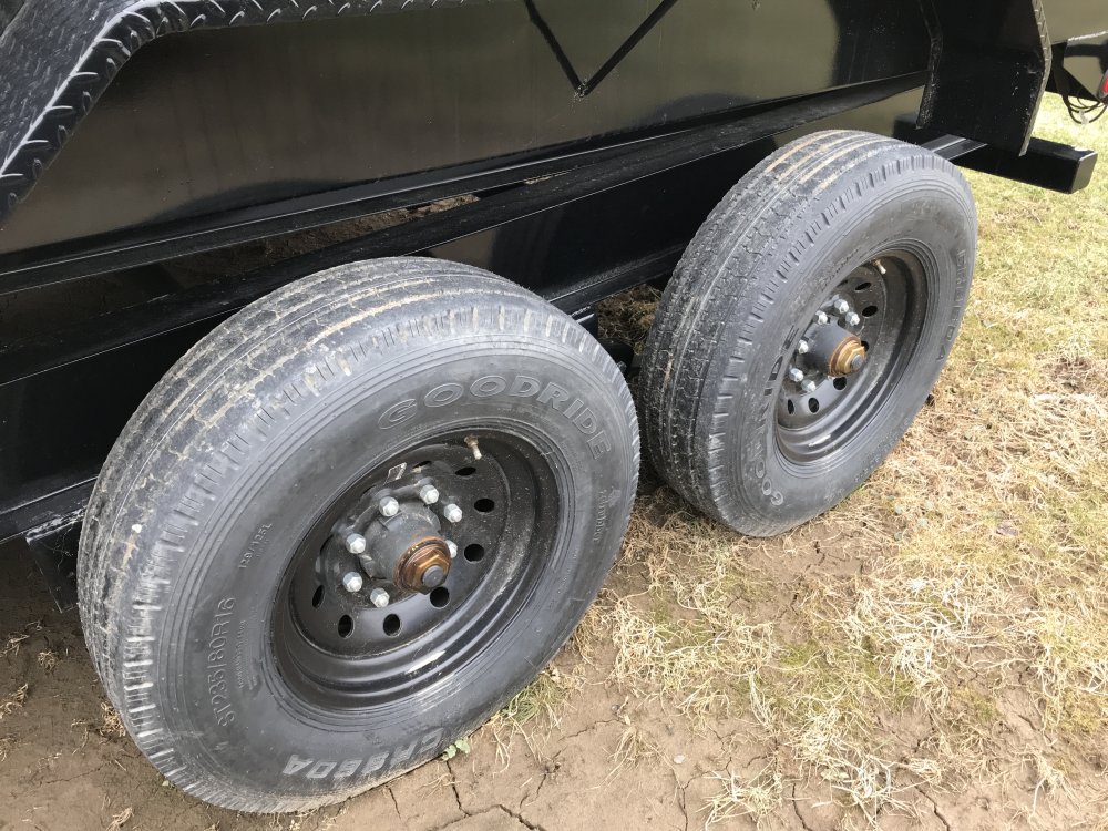 2023 PJ 16'x83" Low Pro Dump w/ 8k Axles Dump