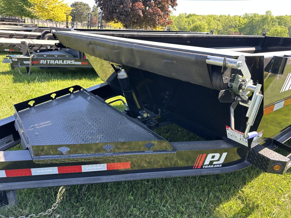 2027 PJ Trailers 16'x83" Low Pro Telescopic Dump